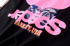 Sp5der 555555 Pink Star Long Sleeve T-Shirt - Black - product image 8