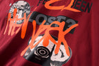 Travis Scott Astrofest Cactus Jack Tour Long Sleeve T-Shirt - Burgundy - product image 5