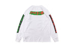 Saint Michael 21AW Landscape Letter Vintage Washed Long Sleeve T-Shirt - Light Gray - product image 2