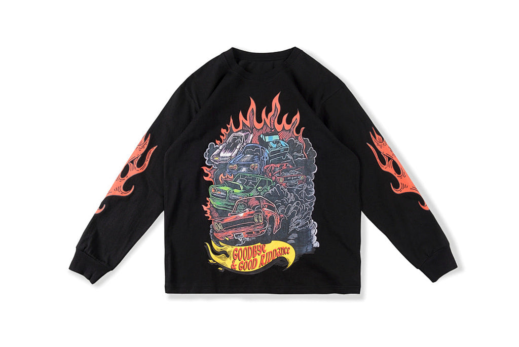 Travis Scott Rolling Loud Festival Long Sleeve T-Shirt - Black / Light Gray - product image 13