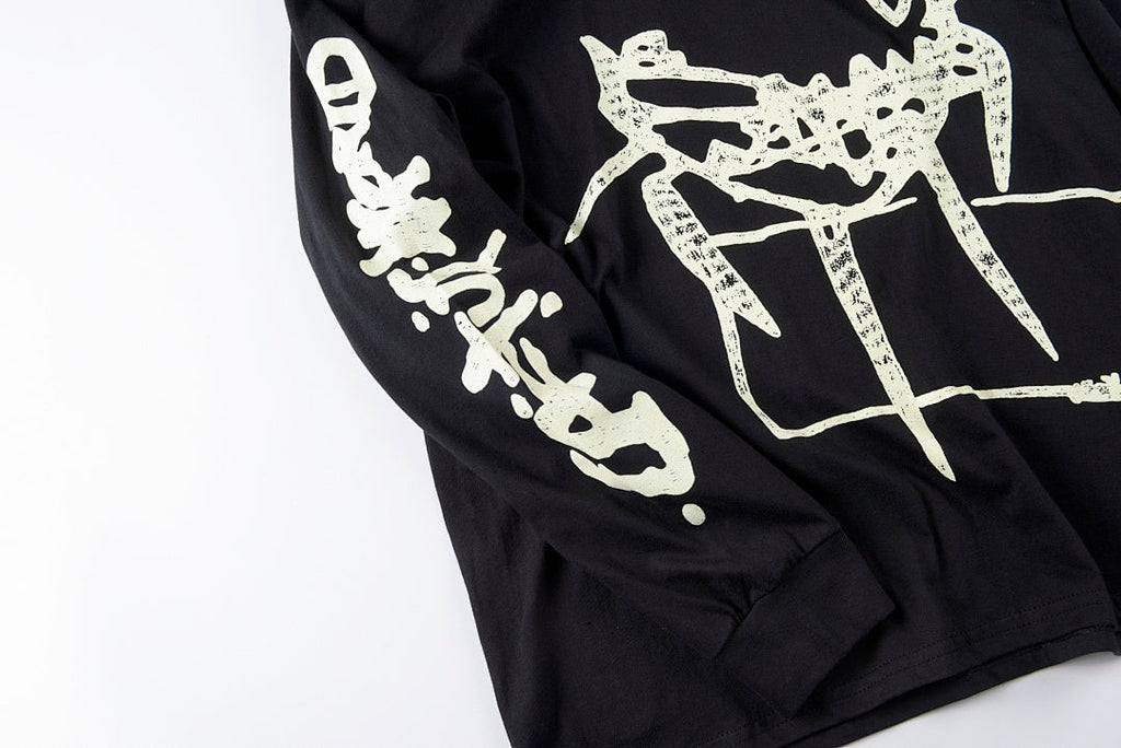 Travis Scott Cactus Jack Skeleton Long Sleeve T-Shirt - Black - product image 5