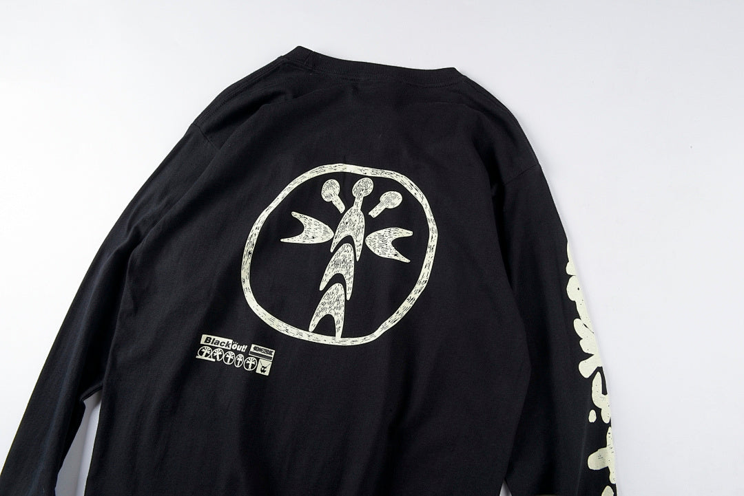 Travis Scott Cactus Jack Skeleton Long Sleeve T-Shirt - Black - product image 8