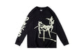 Travis Scott Cactus Jack Skeleton Long Sleeve T-Shirt - Black - product image 1