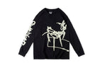 Travis Scott Cactus Jack Skeleton Long Sleeve T-Shirt - Black - product image 1
