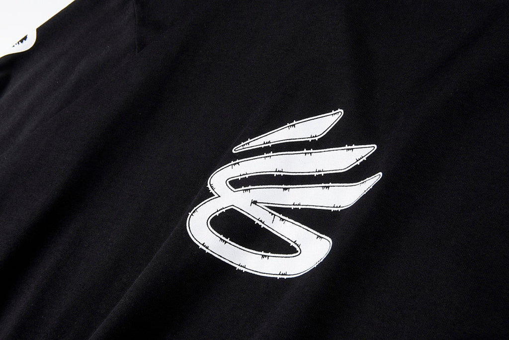 Tuff Crowd Bulldog Print Long Sleeve T-Shirt - Black / Light Gray - product image 9