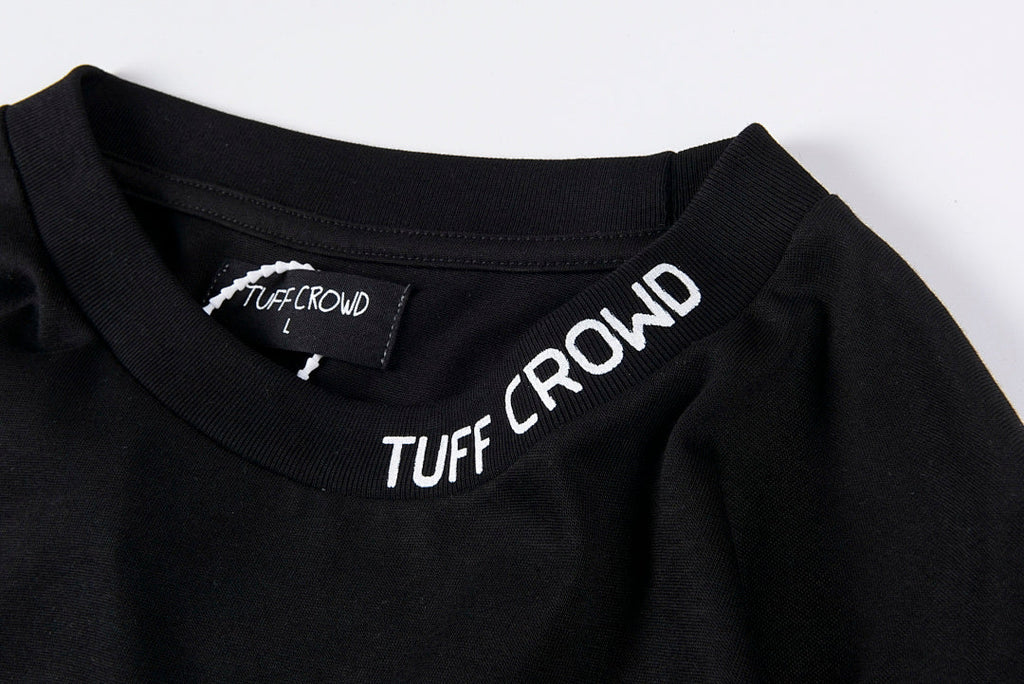 Tuff Crowd Bulldog Print Long Sleeve T-Shirt - Black / Light Gray - product image 10