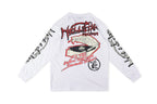 Hellstar Studios Records Crewneck Long Sleeve T-Shirt - Light Gray - product image 2