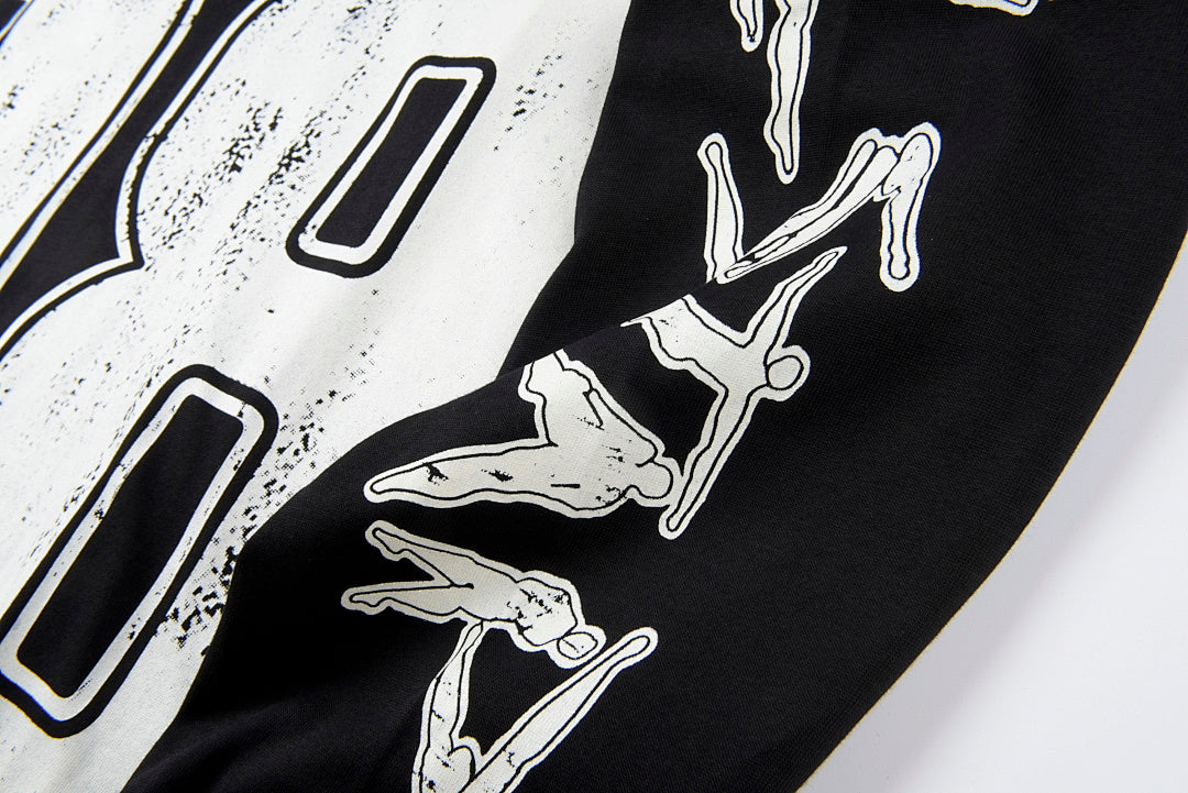 Hellstar Studios For The Sun Washed Graphic Long Sleeve T-Shirt - Black / Charcoal - product image 5