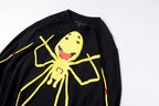 CPFM x Pharrell Ink Splash Smiley Spider Cotton Long Sleeve T-Shirt - Black - product image 3