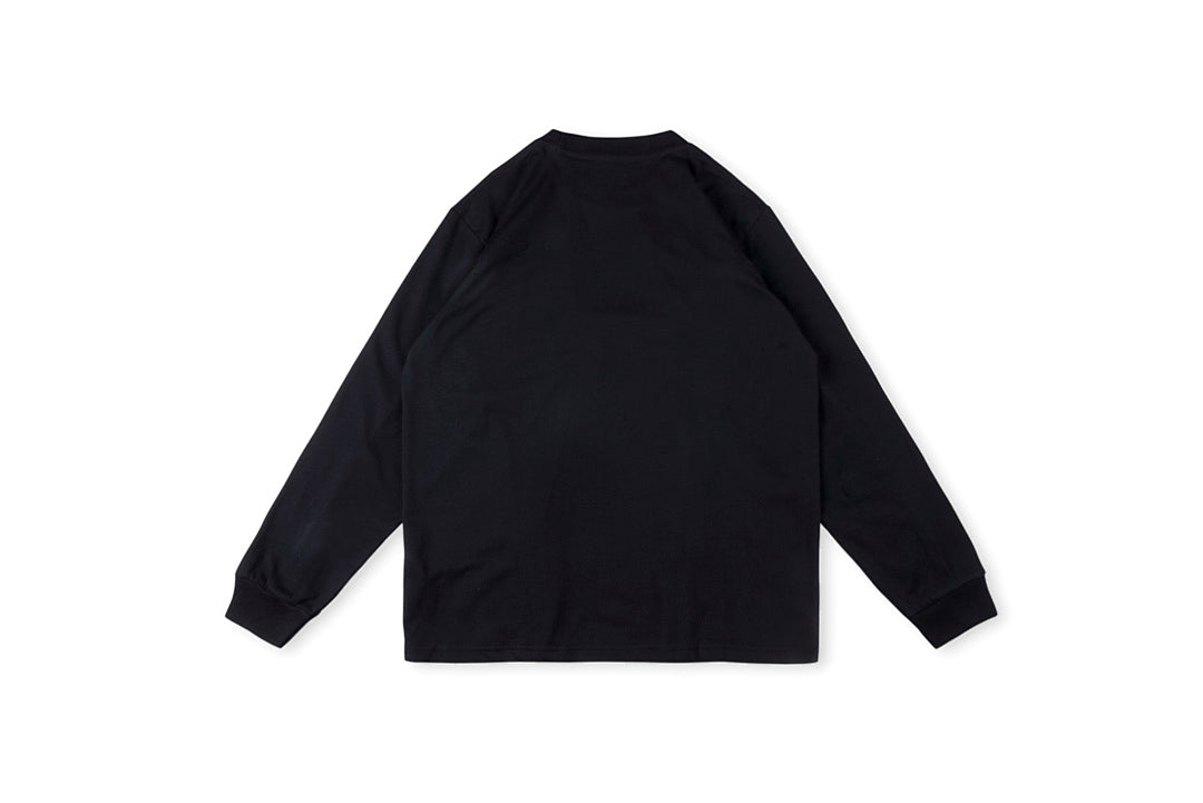 CPFM x Pharrell Ink Splash Smiley Spider Cotton Long Sleeve T-Shirt - Black - product image 2