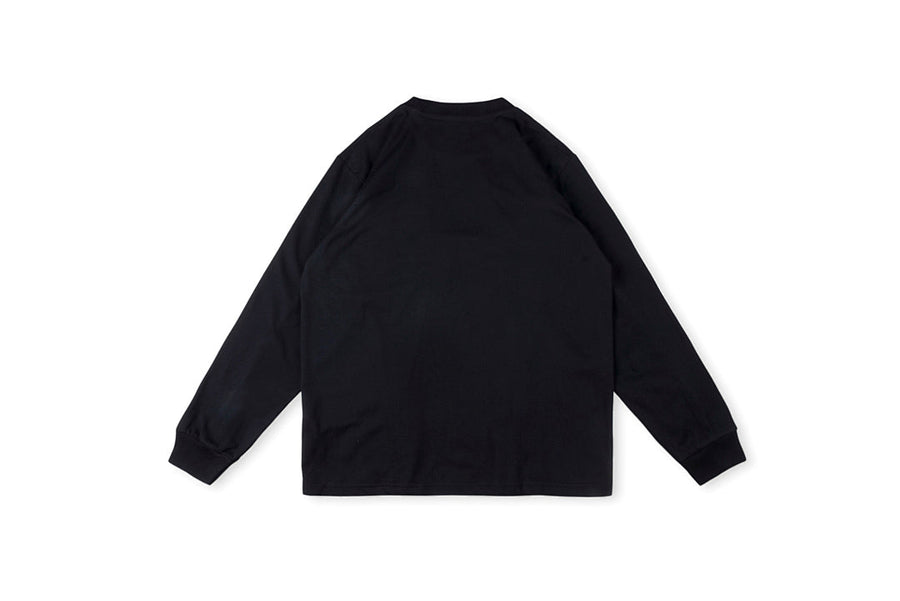 CPFM x Pharrell Ink Splash Smiley Spider Cotton Long Sleeve T-Shirt - Black