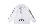 Hellstar Studios Led Scoreboard Print Long Sleeve T-Shirt - Light Gray - product image 2