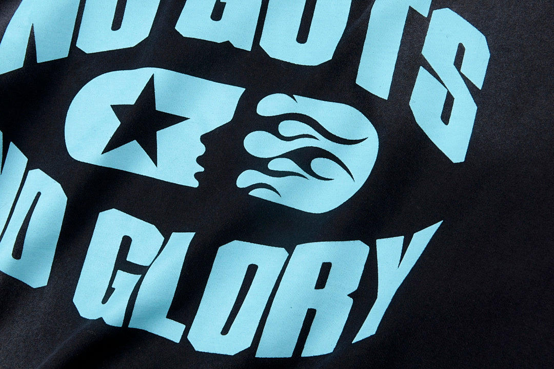 Hellstar Studios No Guts No Glory Washed Cotton Long Sleeve T-Shirt - Black - product image 7