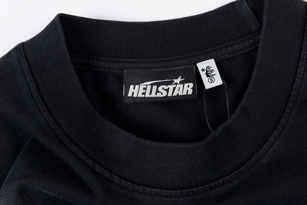 Hellstar Studios No Guts No Glory Washed Cotton Long Sleeve T-Shirt - Black - product image 8