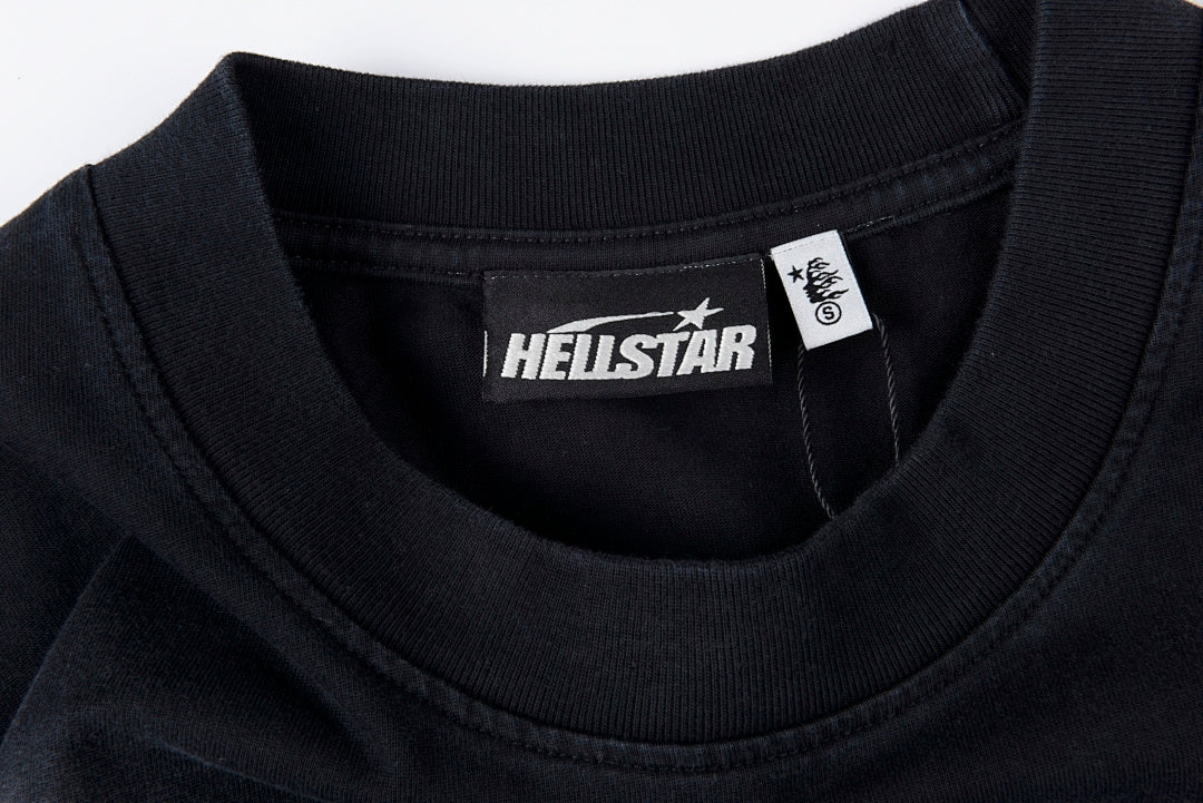 Hellstar Studios No Guts No Glory Washed Cotton Long Sleeve T-Shirt - Black - product image 8
