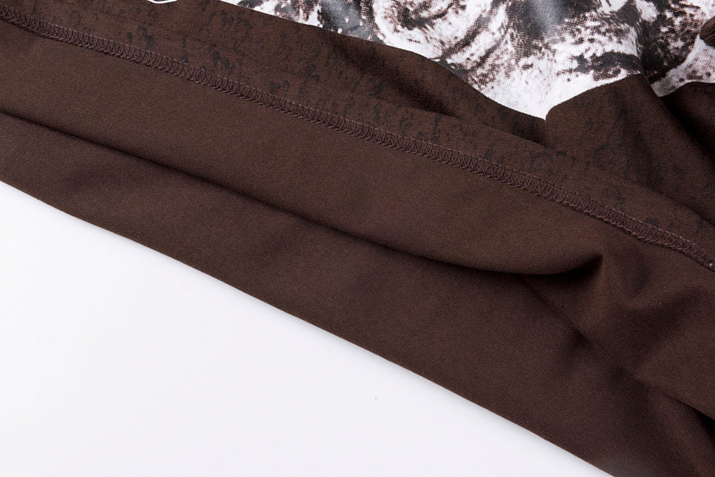 Travis Scott Cactus Jack Utopia Pack Ink Washed Long Sleeve T-Shirt - Burgundy Yellow - product image 3