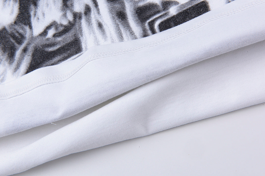 Hellstar Studios Airbrushed Long Sleeve T-Shirt - Light Gray - product image 3