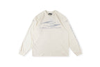 Hellstar Studios Minimal Print Long Sleeve T-Shirt - Light Gray Mint - product image 1