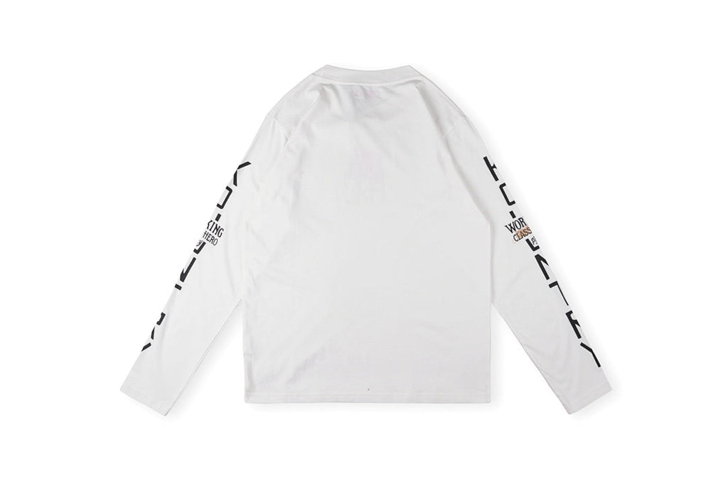 Kapital Kountry Japanese Letter Print Casual Long Sleeve T-Shirt - Light Gray - product image 12