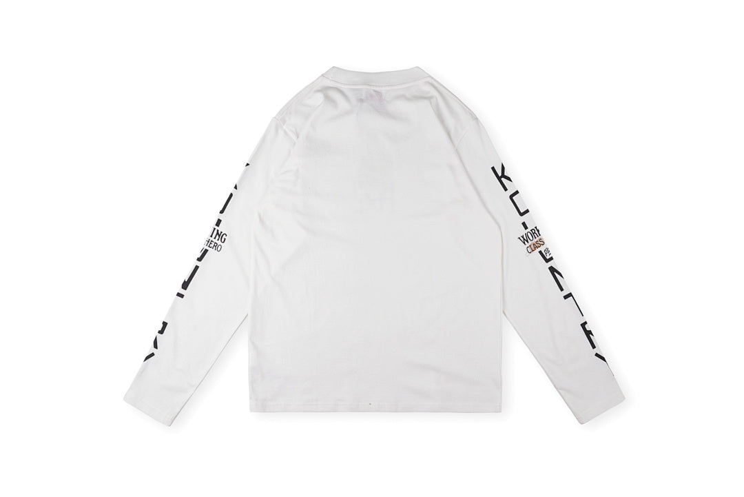 Kapital Kountry Japanese Letter Print Casual Long Sleeve T-Shirt - Light Gray - product image 14