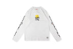 Kapital Kountry Japanese Letter Print Casual Long Sleeve T-Shirt - Light Gray - product image 1