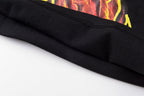 Lost Intricacy Washed Vintage Angel & Devil Print Cotton Long Sleeve T-Shirt - Black - product image 3