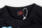 Lost Intricacy Washed Vintage Angel & Devil Print Cotton Long Sleeve T-Shirt - Black - product image 4