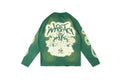 Lost Intricacy Angel & Devil Rhinestone Long Sleeve T-Shirt - Green Olive / Pink Red - product image 16