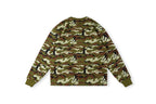 Saint Vanity Vintage Camouflage Print Long Sleeve T-Shirt - Black Brown - product image 3