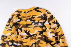 Saint Vanity Vintage Camouflage Print Long Sleeve T-Shirt - Black Brown - product image 13
