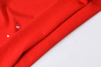 Saint Vanity Washed Distressed Ripped Mock Two-Piece Long Sleeve T-Shirt - Red - product image 3
