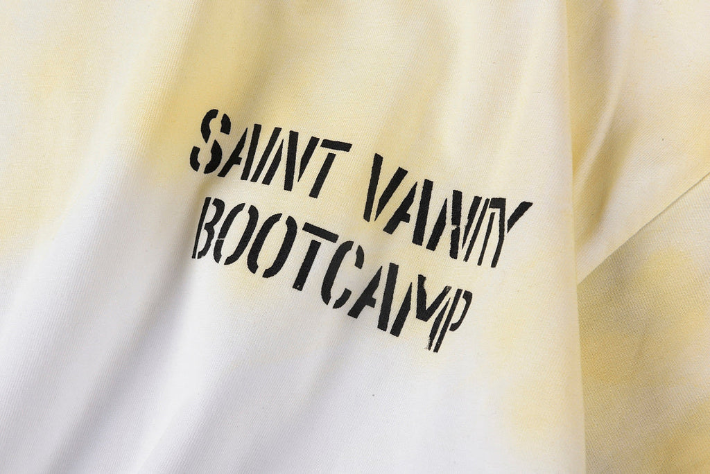 Saint Vanity Camo Sleeve Panel Mock Two-Piece Long Sleeve T-Shirt - Light Gray - product image 6