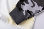 Saint Vanity Camo Sleeve Panel Mock Two-Piece Long Sleeve T-Shirt Style II - Light Gray - product image 4