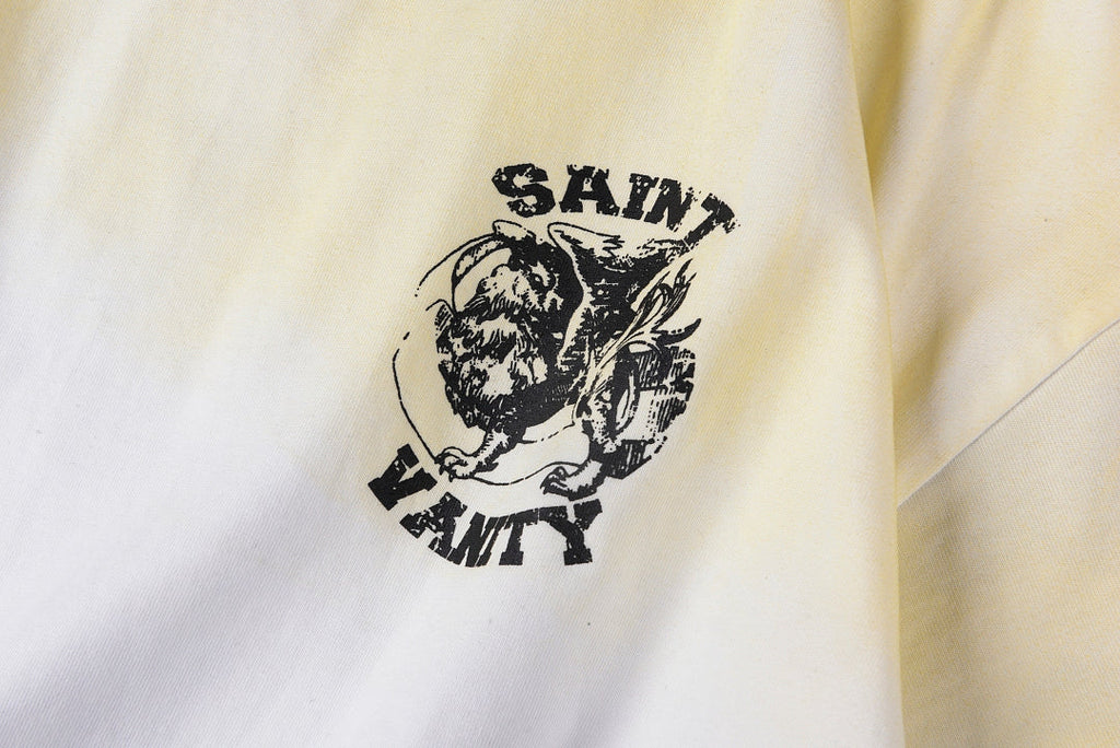 Saint Vanity Camo Sleeve Panel Mock Two-Piece Long Sleeve T-Shirt Style II - Light Gray - product image 6