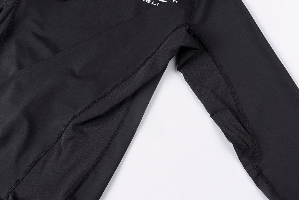 Hellstar Studios Compression Quick-Dry Athletic Long Sleeve T-Shirt - Charcoal Navy / White - product image 7