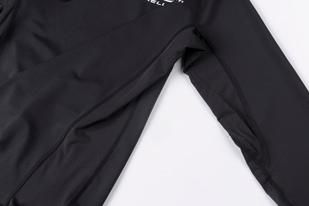 Hellstar Studios Compression Quick-Dry Athletic Long Sleeve T-Shirt - Charcoal Navy / White - product image 7