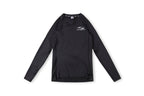 Hellstar Studios Compression Quick-Dry Athletic Long Sleeve T-Shirt - Charcoal Navy / White - product image 12