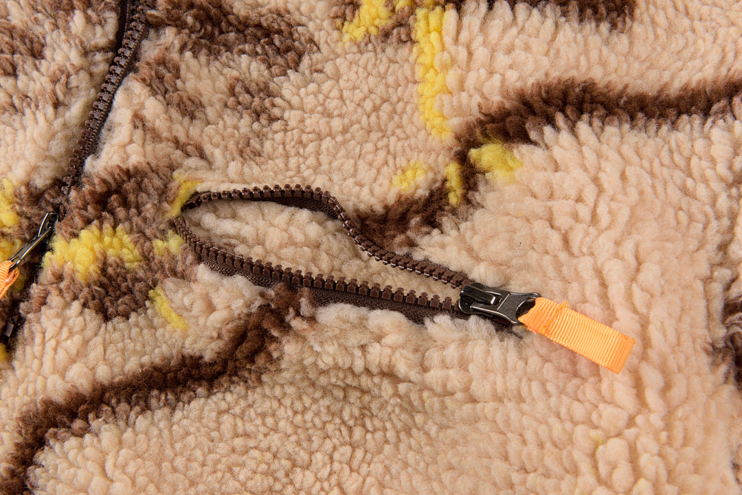 Cactus Trails Sherpa Zip-Up Jacket - Beige - product image 8
