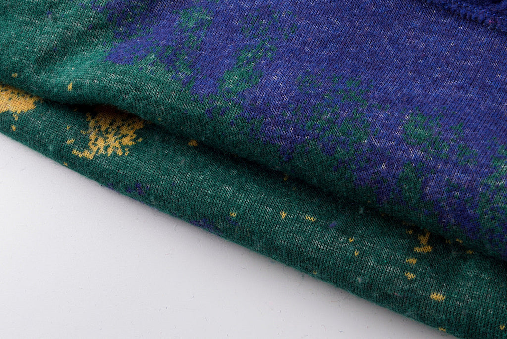 CPFM Rave Cowboy Rainbow Knit Fleece Pullover - Purple Green / Orange Multi - product image 7