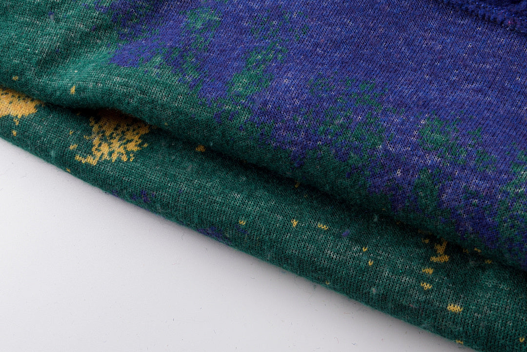 CPFM Rave Cowboy Rainbow Knit Fleece Pullover - Purple Green / Orange Multi - product image 7