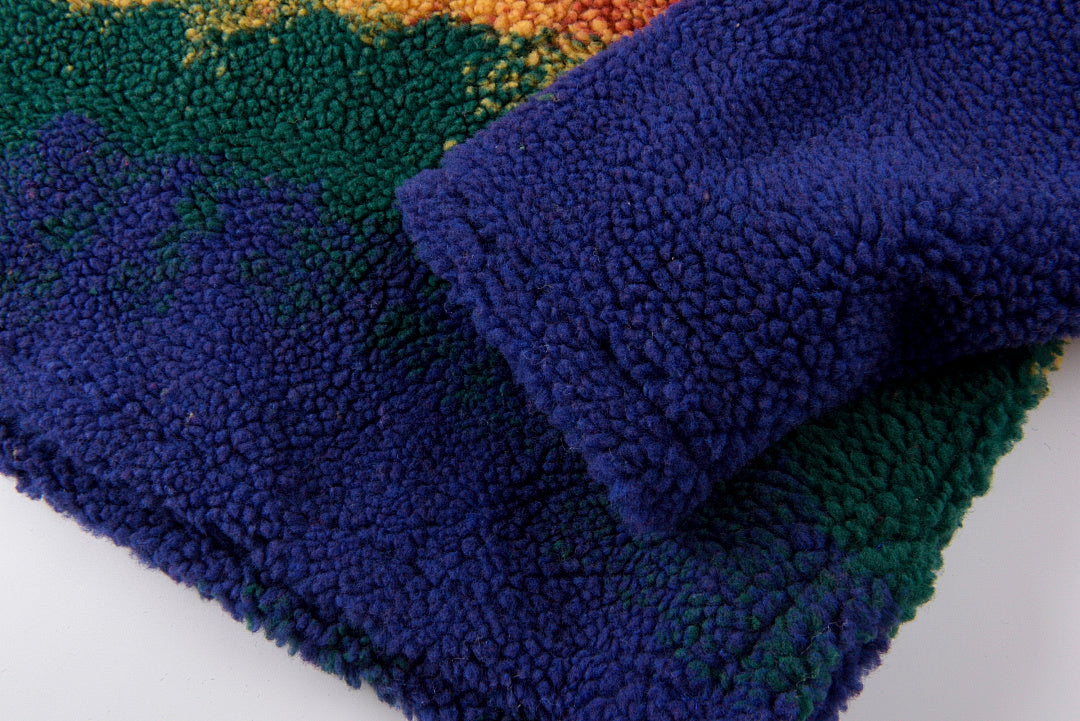 CPFM Rave Cowboy Rainbow Knit Fleece Pullover - Purple Green / Orange Multi - product image 9