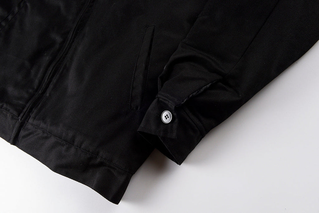 Tuff Crowd Embroidered All-Black Padded Jacket - product image 4