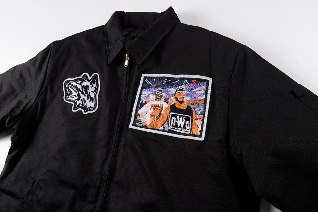 Tuff Crowd Embroidered All-Black Padded Jacket - product image 10