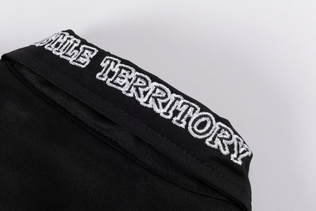 Tuff Crowd Embroidered All-Black Padded Jacket - product image 11