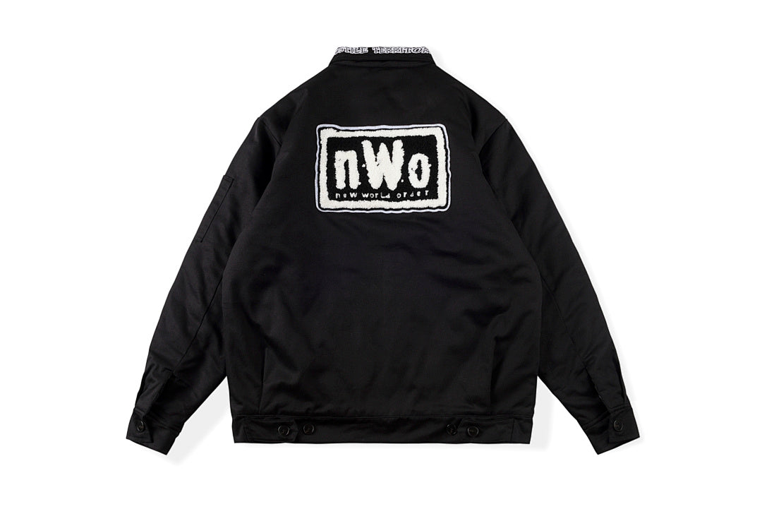 Tuff Crowd Embroidered All-Black Padded Jacket - product image 2