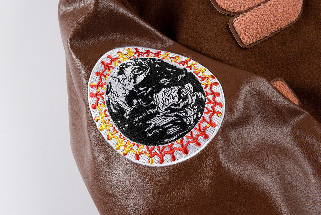 Cactus Jack Smiley Earth Padded Jacket - Brown - product image 6