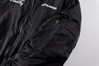 Tuff Crowd Bulldog Heavy Embroidered Zip-Up Padded Jacket - Black Orange - product image 6
