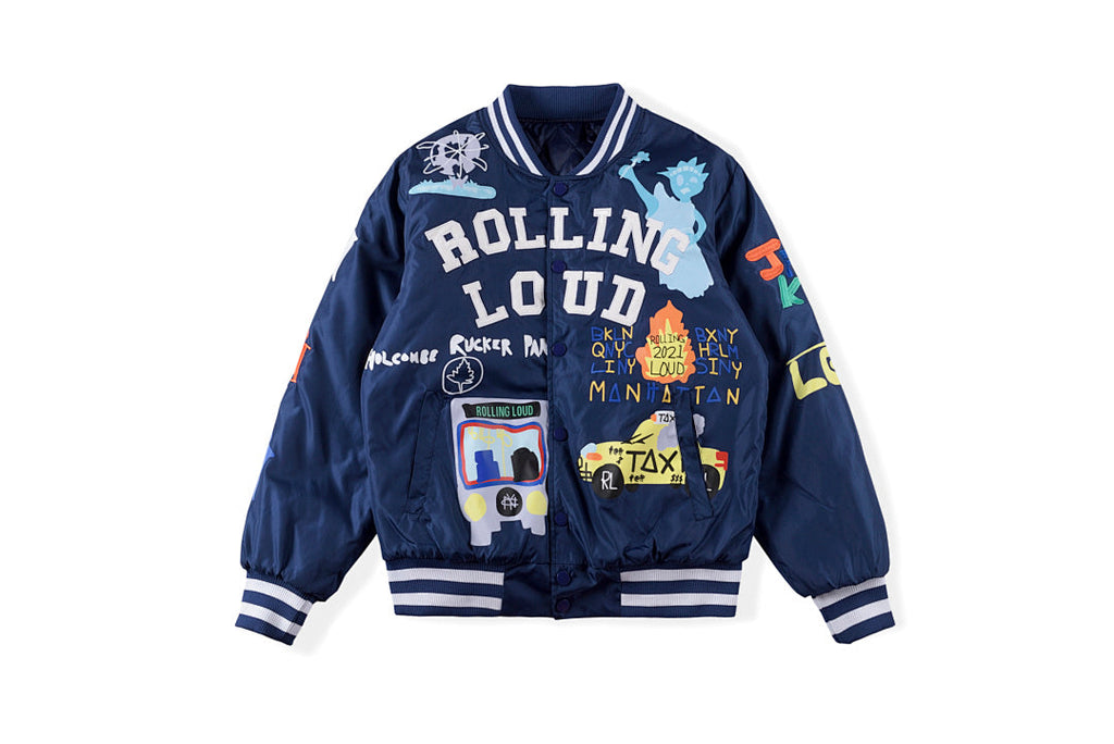 Travis Scott Ayo Wass Good Padded Jacket - Navy - product image 1