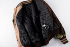 Rolling Lou Cotw Nyc Heavy Embroidered Varsity Jacket - Brown Camo - product image 4