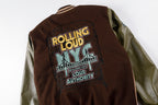 Rolling Lou Cotw Nyc Heavy Embroidered Varsity Jacket - Brown Camo - product image 12